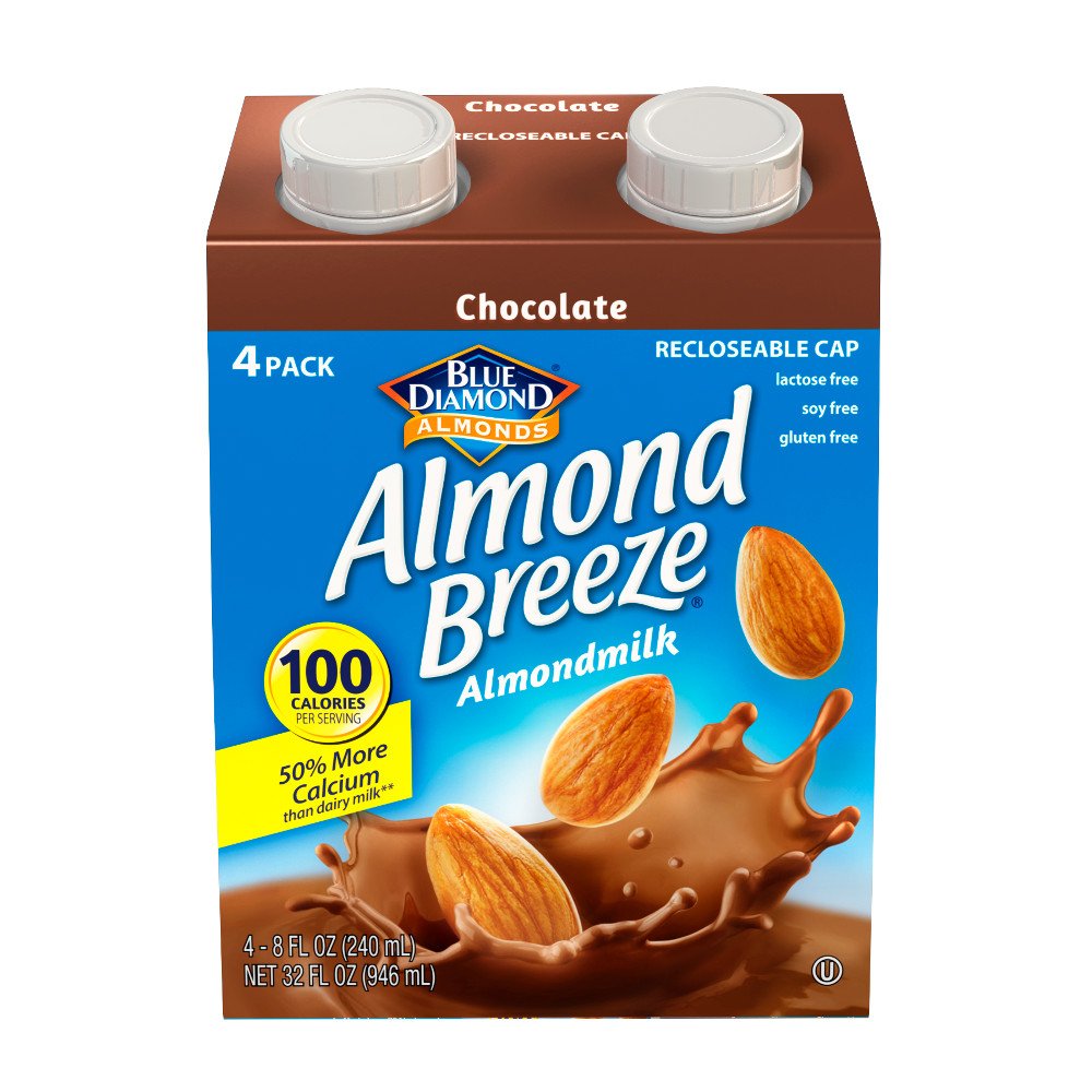 Product image of Almond Breeze Dairy Free Almondmilk Chocolate 8 fl oz 8 fl oz Pack of 4